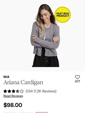 NIA Ariana Cardigan - Gray